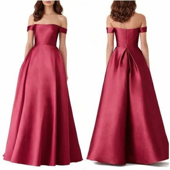 Monique Lhuillier Dresses & Skirts - Monique Lhuillier Raspberry Romance Gown $595